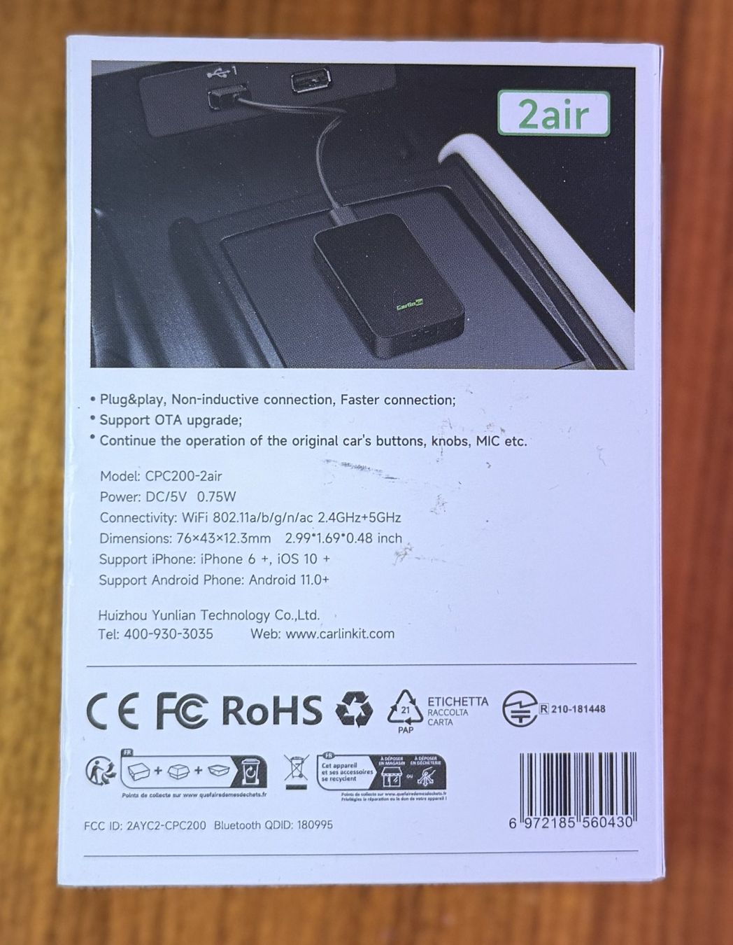 Unità & Adattatore: Carlinkit CPC200-2air Wireless USB Adapter – Usato da Wollerau venduto da ingo8832 2