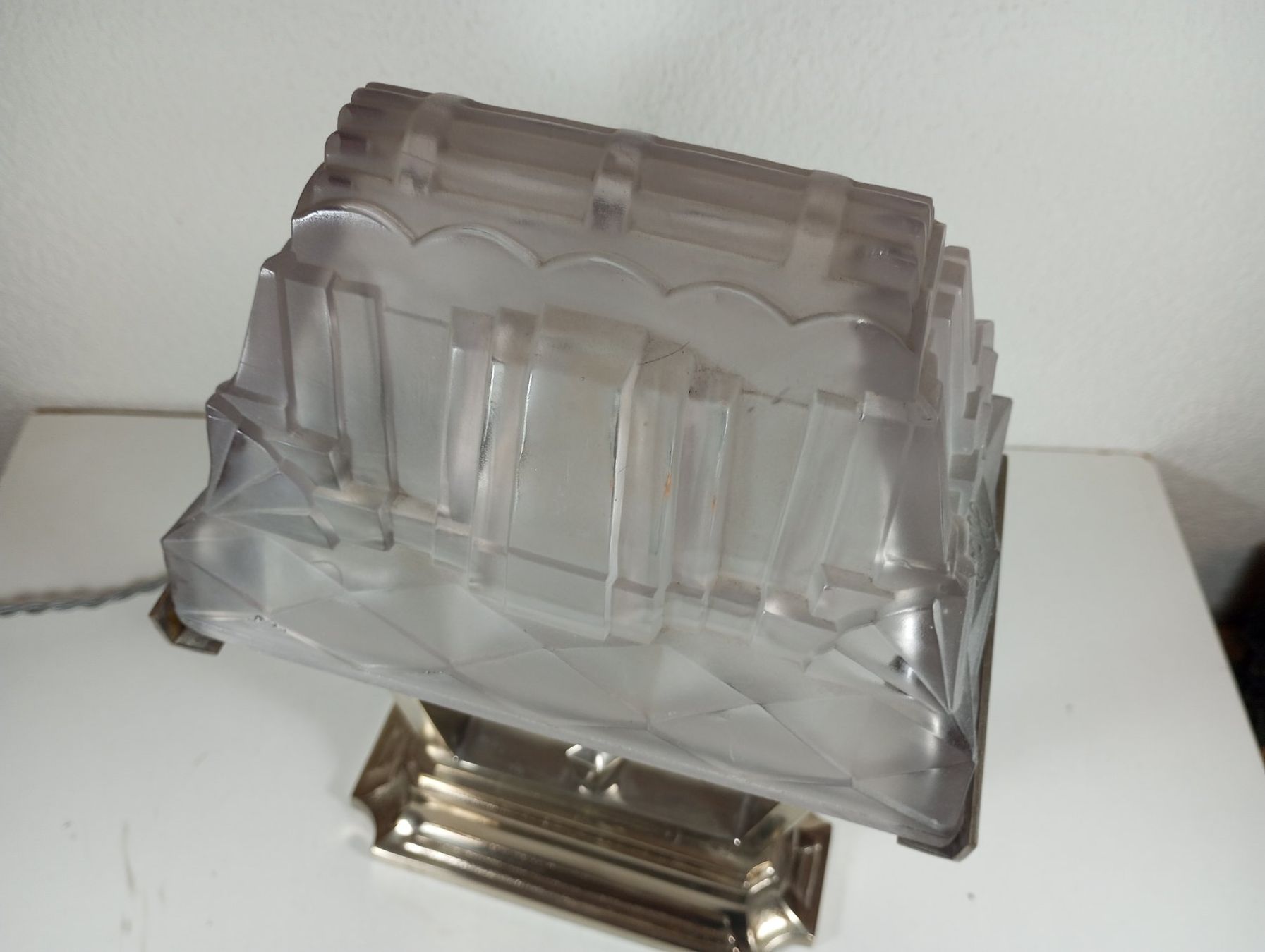Lampade: Art-Deco: Tischlampe "Hugue"  / lampe de table – Usato da Fontaines NE venduto da waterfoot 7
