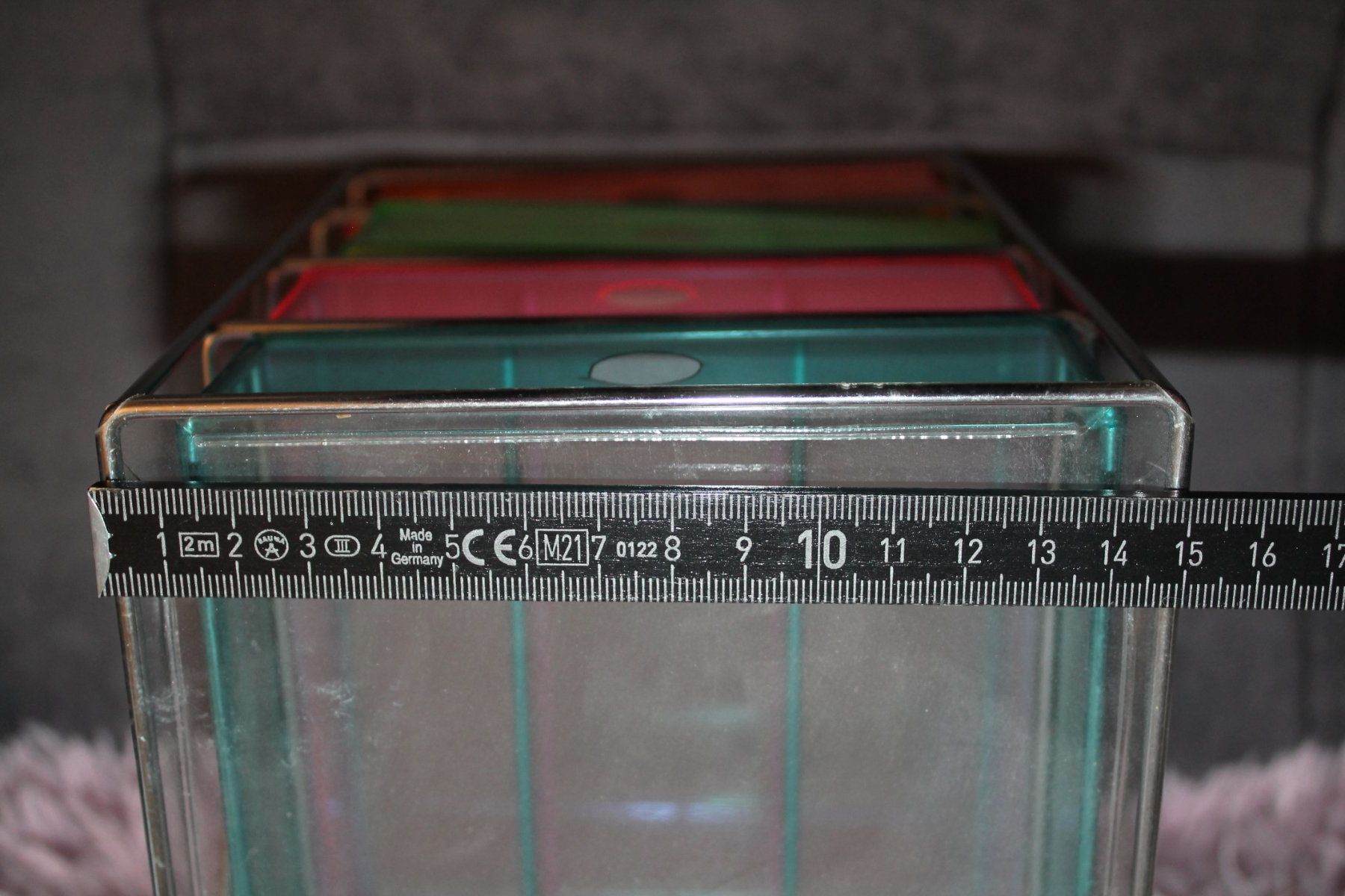 Sistemi di archiviazione: Schubladenbox, farbig, Organizer, 4 Fächer, NEON 90er – Usato da Hüttwilen venduto da pinti55 3