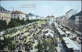 LA CHAUX-DE-FONDS Marché Place de Louest