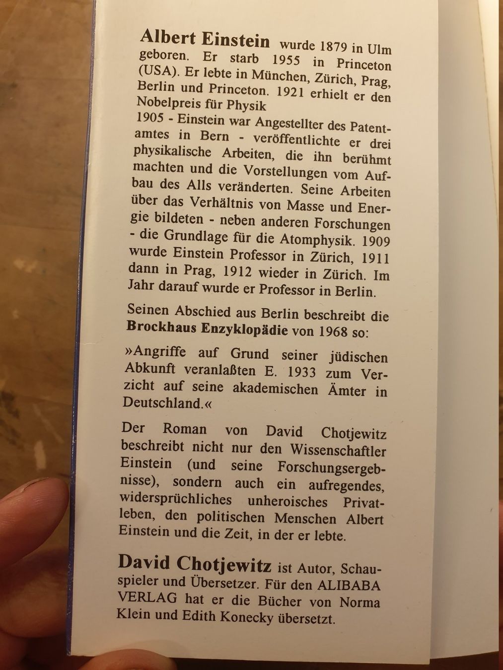 Libri: Abenteuer des Denkens - David Choljewitz – Usato da Zürich venduto da loosebone 1