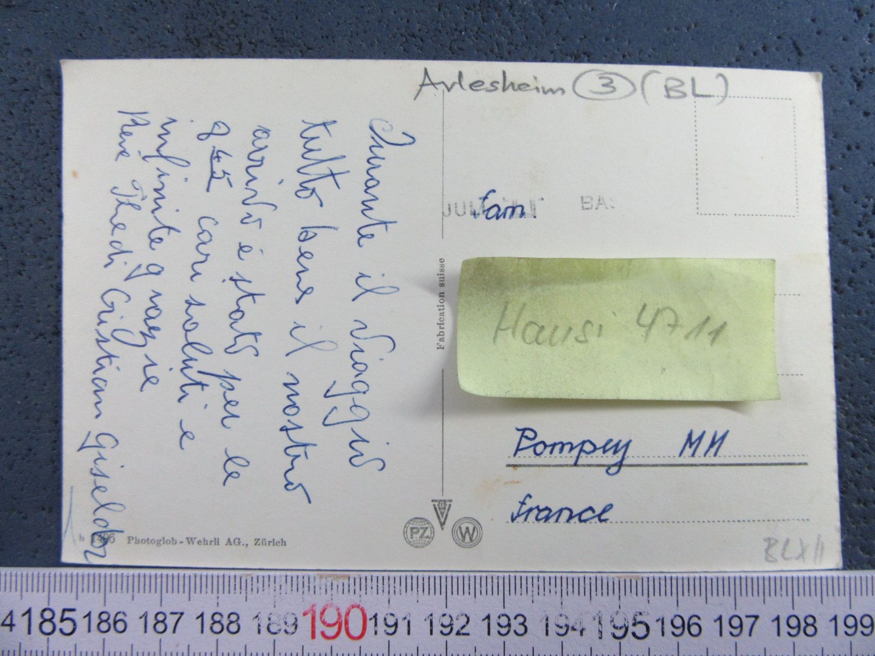 Cartoline postali: ARLESHEIM BL AK – Usato da Ettingen venduto da Hausi4711 1
