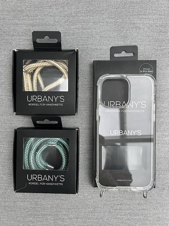 Urbany's Cover & Protezioni schermo: Handycase mit Kette iPhone 14 Pro Max Urbanys NEU – Nuovo e nell'imballaggio originale da Altendorf venduto da Moto1