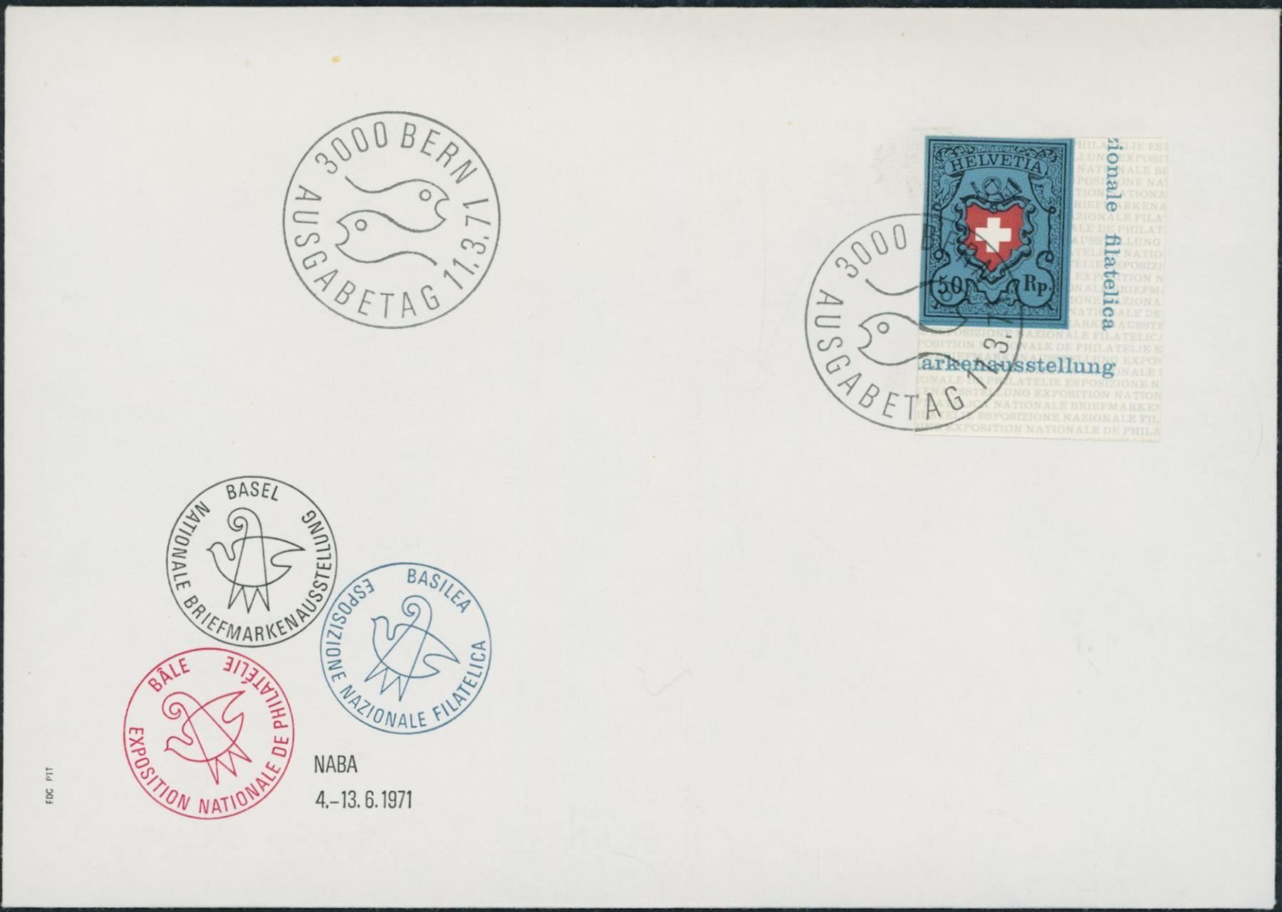 Tous les timbres: 1971 - Naba - Blockausschnitte - FDC U1 – D'occasion à Schindellegi par leecollect 3