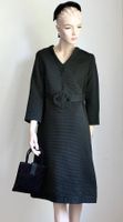 Schwarzes Vintage Kleid 60er Jahre