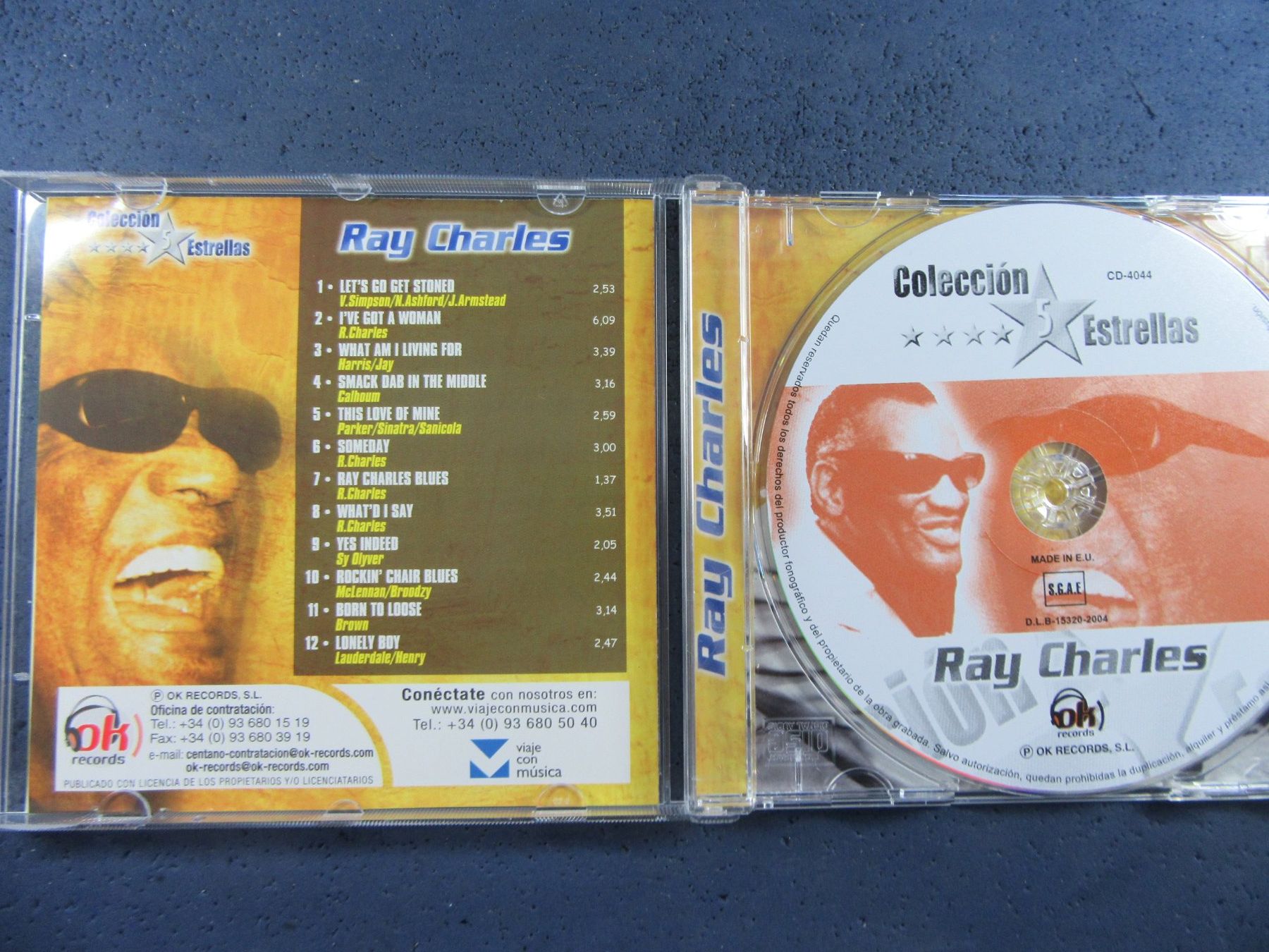 CD: RAY CHASRLES CD COLECTION 5 ESTRELLAS – Usato da Ettingen venduto da Hausi4711 2