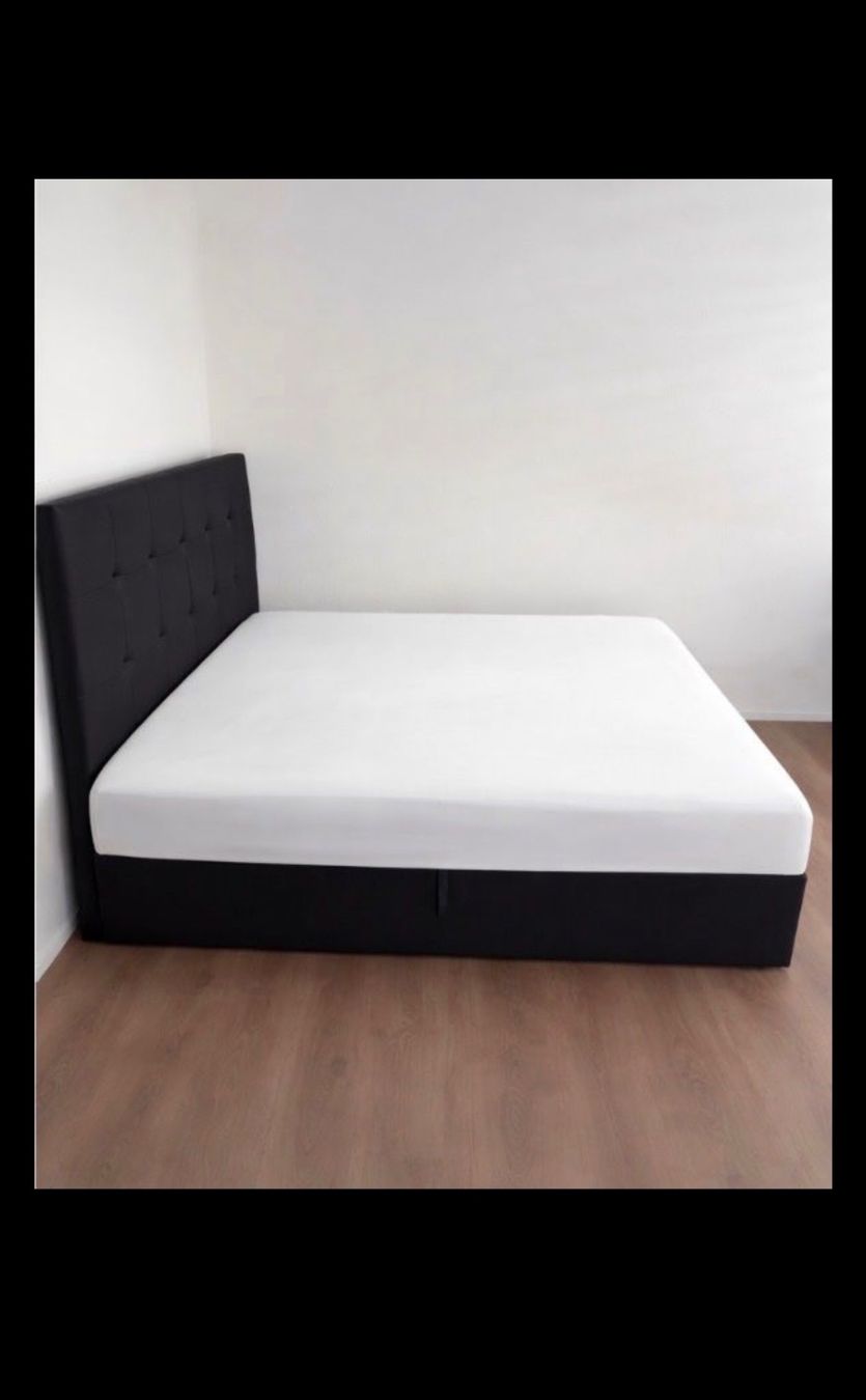 Lits: Boxspringbett 180x200cm Schwarz – Neuf (Voir description) à Winterthur par pla_7cn7
