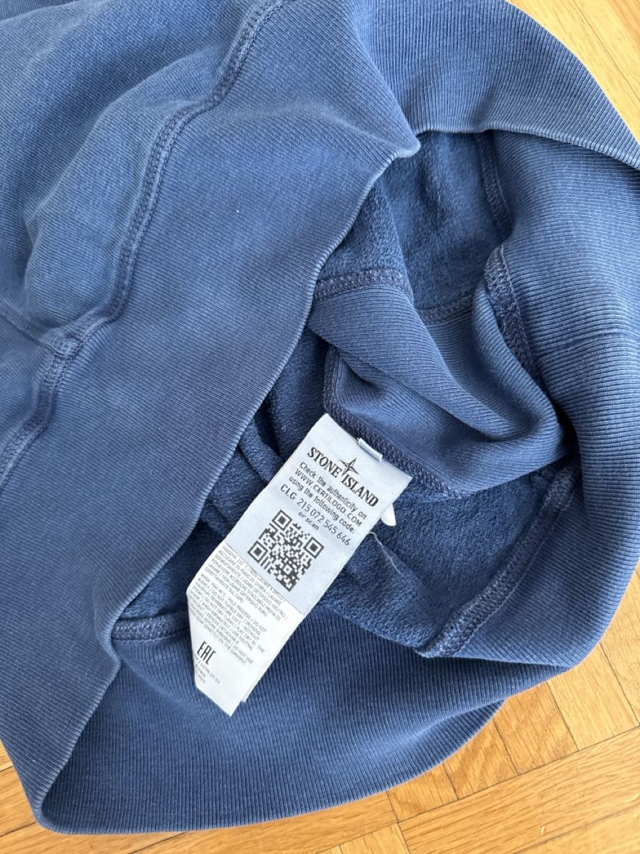 Stone Island Maglioni & Felpe: Pull à manches longues Stone Island bleu, taille L - parfait – Usato da Zürich venduto da Sylbiere 2