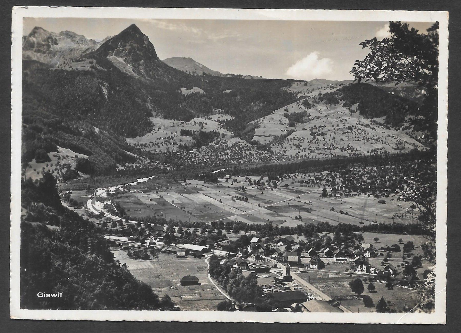 Cartoline postali: Giswil Flugaufnahme – Usato da Olten venduto da clotaldi