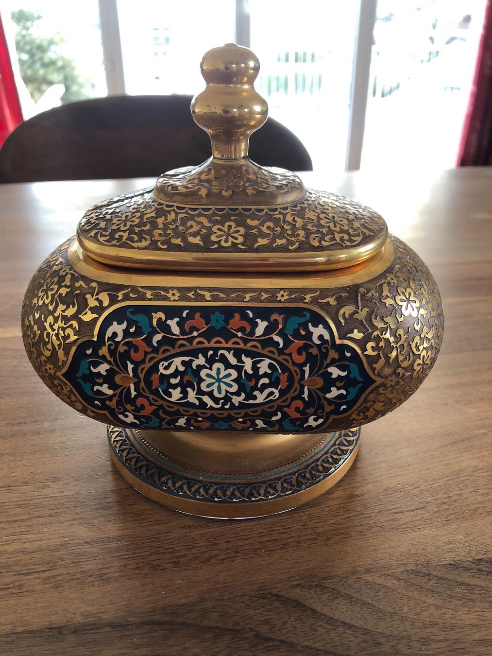 Schmuckkästen: Vase Schatulle Glas Asiatisch Asia – Gebraucht aus Zollikofen von lorik007