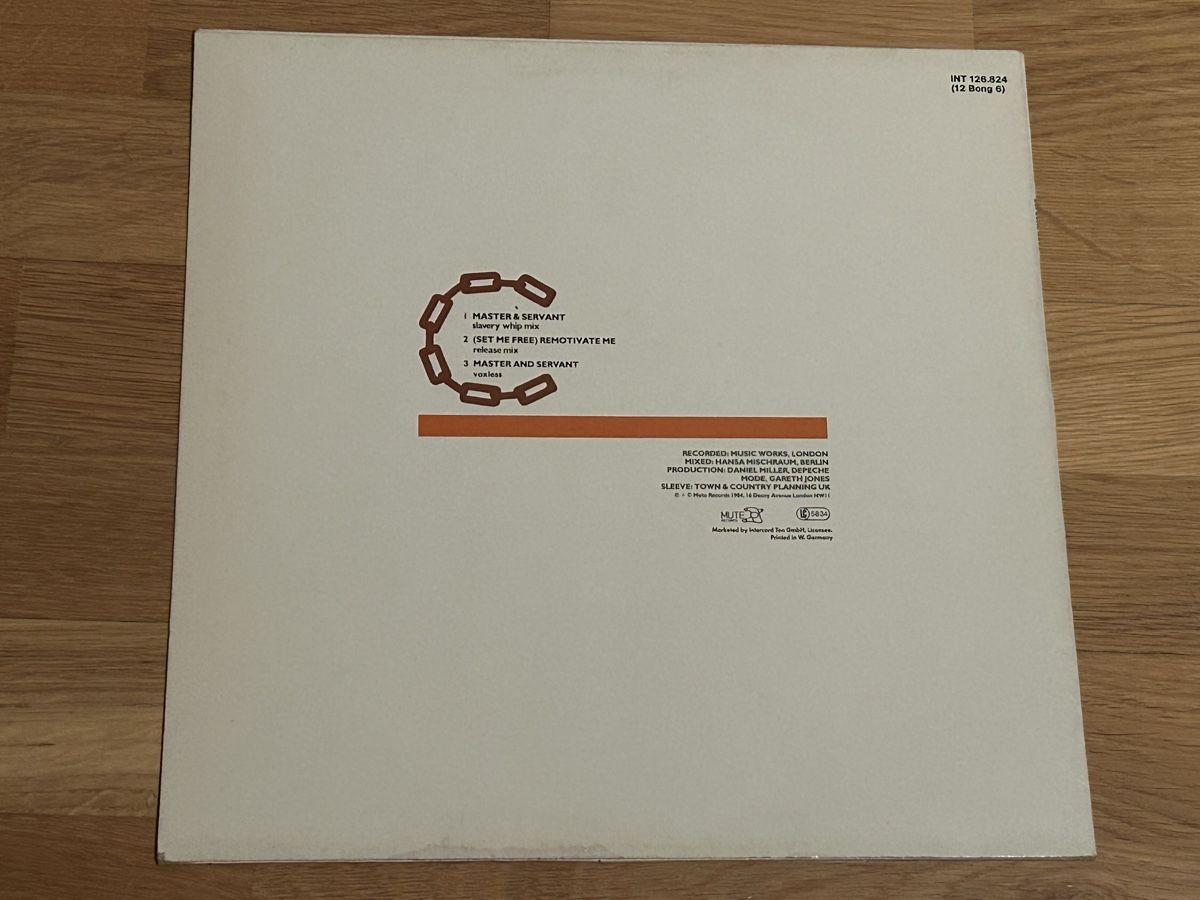 Dischi in vinile: Depeche Mode. 1984. Maxi. Grey Marbled Vinyl. Master & Serva – Usato da Faulensee venduto da Mizuno06 1