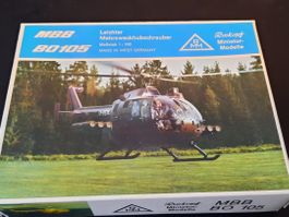 Rarität Roskopf 34  MBB BO105 Hubschrauber 1:100