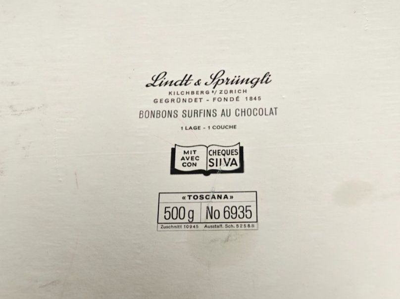 Barattoli: Wunderschöne alte Lindt und Sprüngli Pralinen Kiste – Usato da Gelterkinden venduto da MYSTOREFORYOU4460 4