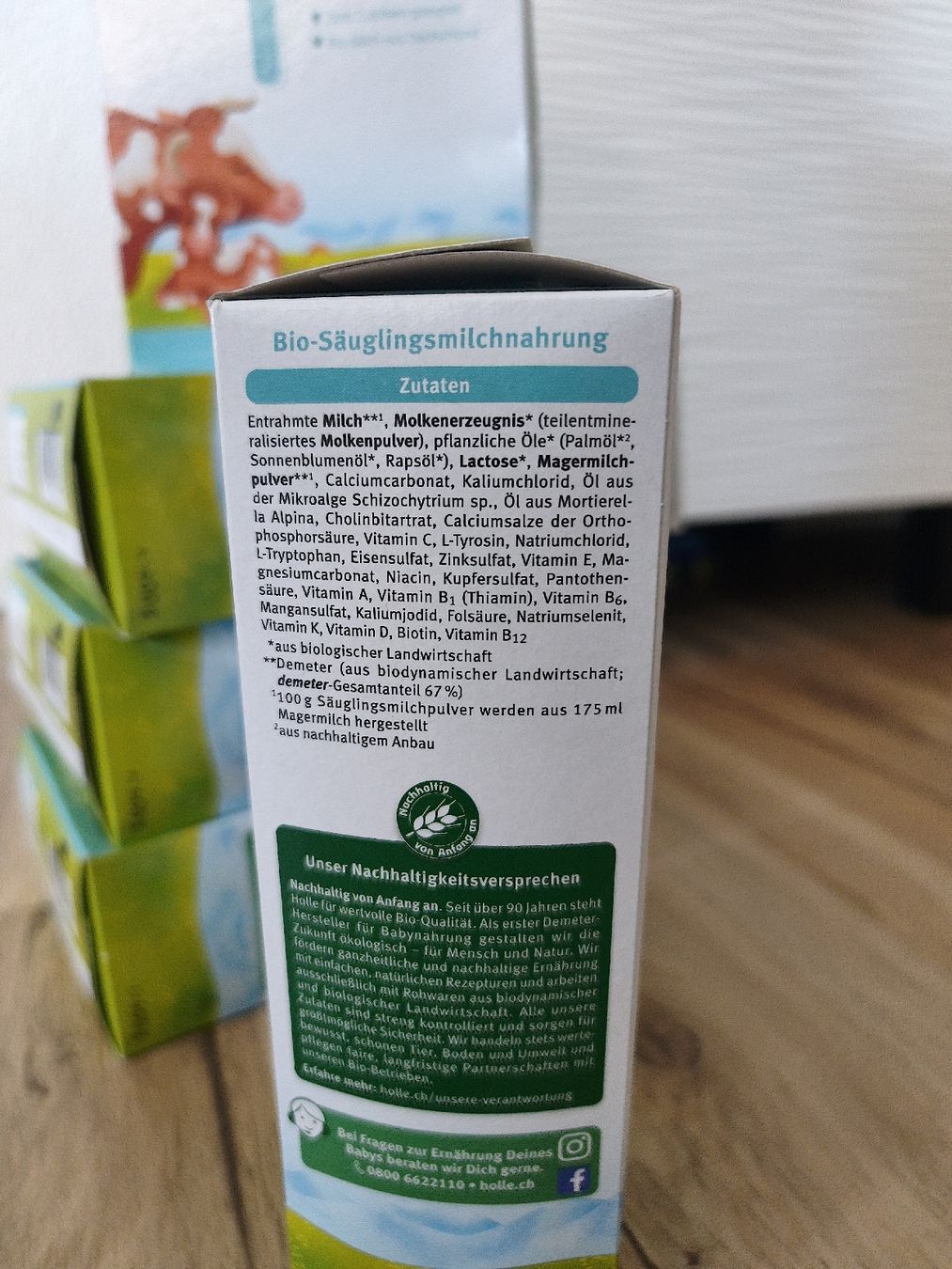 Lebensmittel & Spezialitäten: Holle Bio Anfangsmilch 1 Demeter 400g – Neu und originalverpackt aus Lengnau BE von Charlie_eco23 1