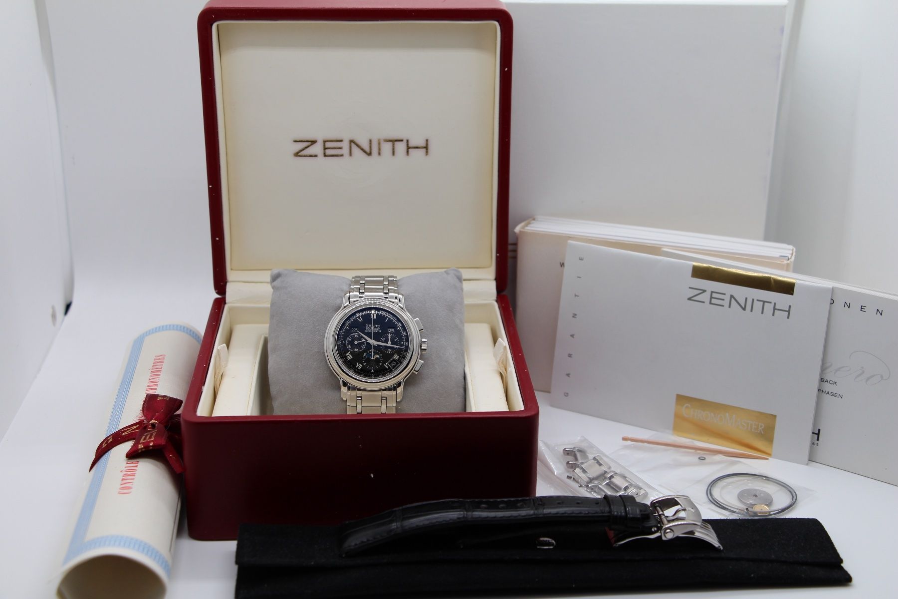 Zenith Orologi: Zenith El Primero Chronomaster Ref. 02.0240.410, Full-Set – Usato da Zug venduto da eMDi_Collection 7