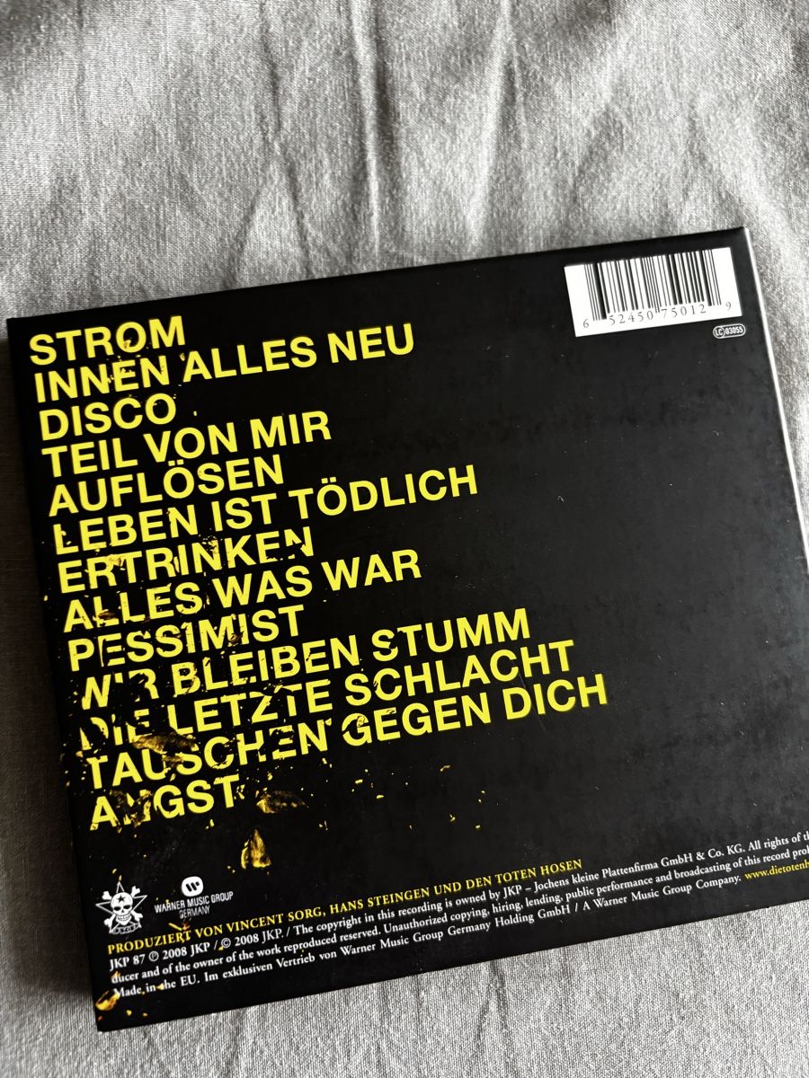 CD: Die Toten Hosen CDs – Usato da Zürich venduto da CallMeAppetite 5