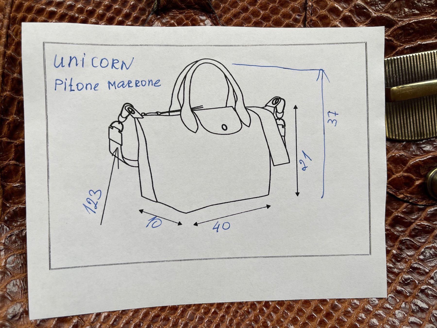 Gucci Borse da donna: UNICORN (IT) /NP430CHF Python Braune Baguette Tasche – Nuovo (secondo la descrizione) da Kölliken venduto da Prscoo 8