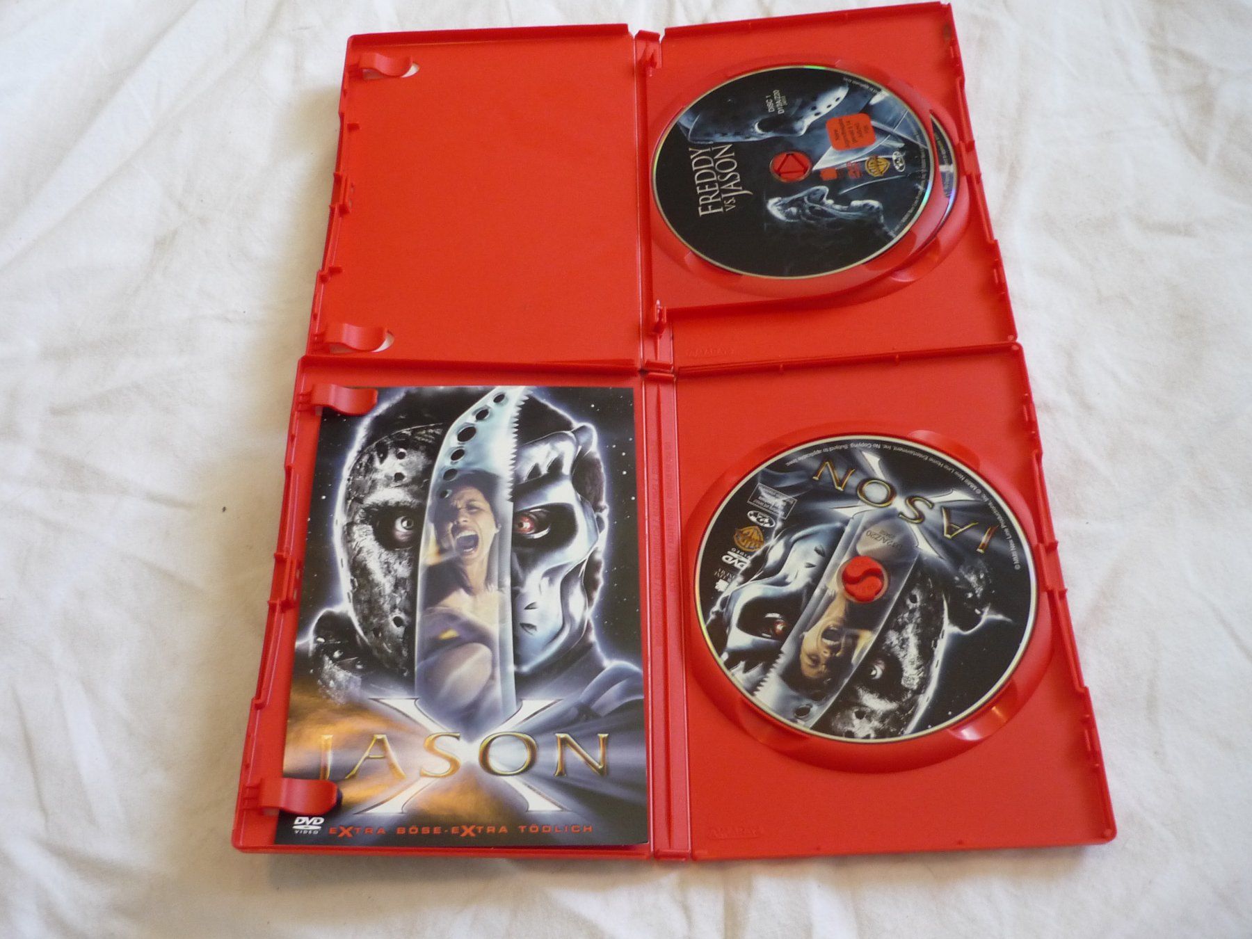 Tutti i DVDs: 2x DVD Horror - Jason X + Freddy vs Jason – Usato da Beringen venduto da zzRegal 3