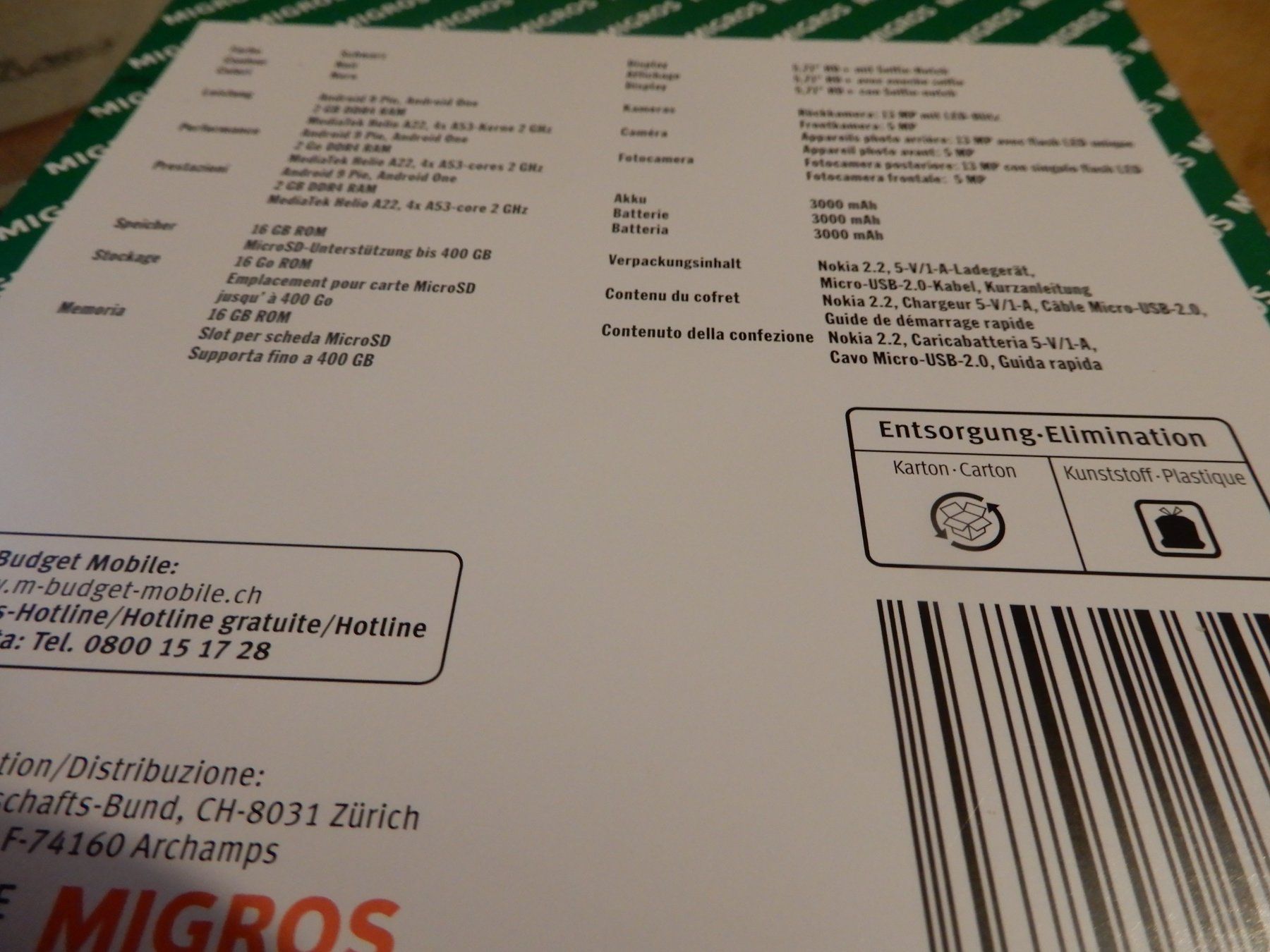 Nokia Telefoni cellulari / Smartphones: Nokia 2.2 Smartphone Android 9 Pie – Usato da Worben venduto da MaKo3252 6
