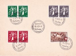 Schweiz 1939 Landesaustellungs-Sondermarken
