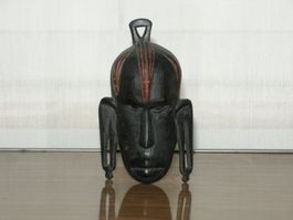 Interessante afrikanische Wandmaske #Mid-Century