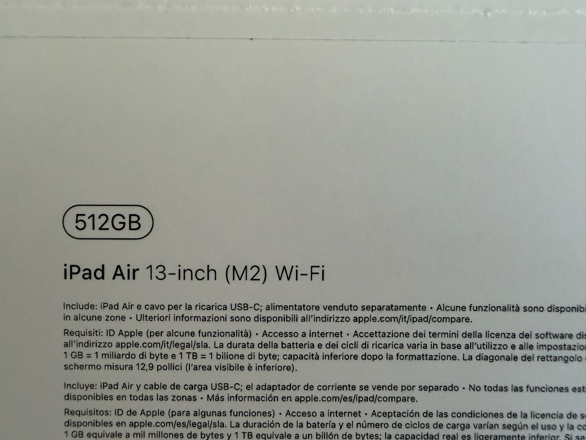 Apple Tablet PC: Apple iPad 13" M2 WiFi 512GB – Usato da Pfaffhausen venduto da wham-bam 6