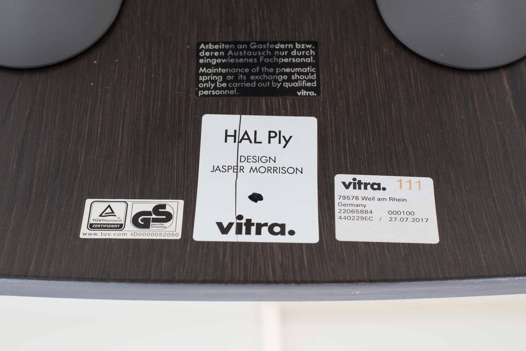 Vitra Sedie: Vitra HAL Ply Studio Bürostuhl von Jasper Morrison – Usato da Zürich venduto da STUZH38 8