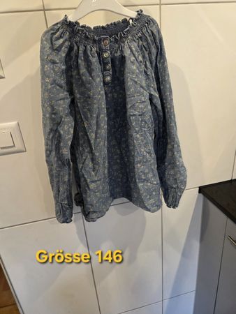 Bluse Blumen Grösse 146