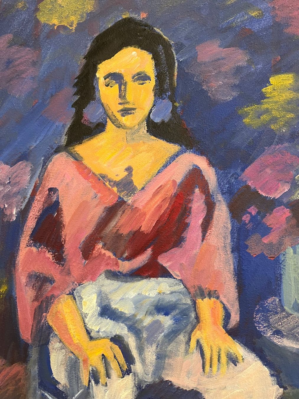 Gemälde: RITA AFFOLTER Ölgemälde Portrait Mädchen signiert – Gebraucht aus Basel von Kaffee_und_Kunst 2