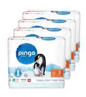 Couches Pingo taille 3 4-9 kg lot de 8 paquets