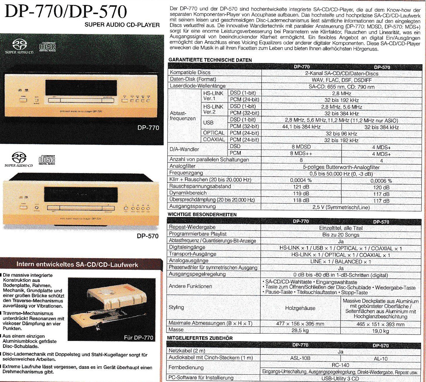 Accuphase Lettore multimediale & Streamer: High End SACD/CD/DAC Player Accuphase DP-570 – Usato da Wil SG venduto da Solpol 4
