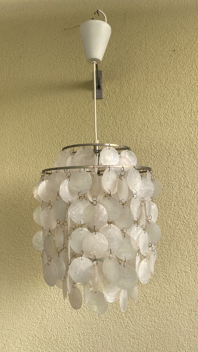Kronleuchter & Deckenlampen: Muschellampe mit 2 Ringen, vermutlich Verner Panton – Gebraucht aus Binningen von 1adler 1