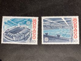Monaco 1987 Europa CEPT Satz Architektur postfrisch