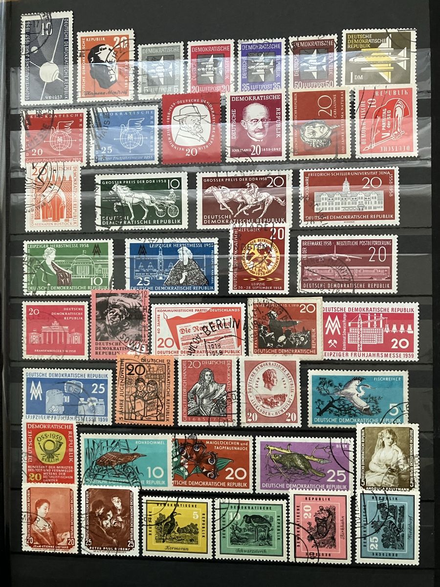 Tutti i francobolli: Deutschland DDR gest/postfr 6s 1949-61 – Usato da Cham venduto da Diablo1232 2