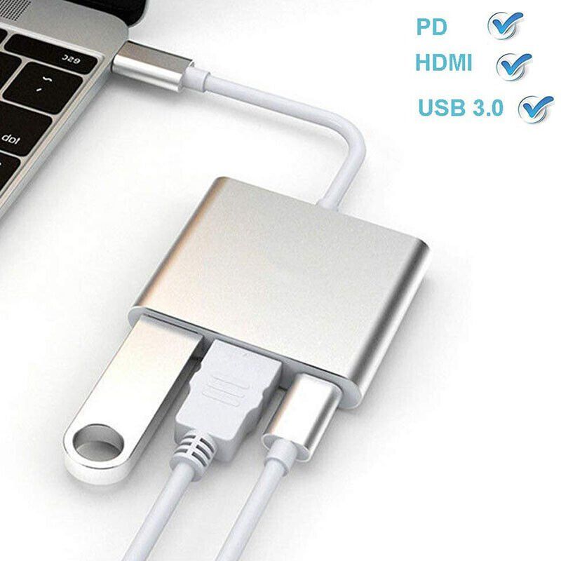 Adaptateurs: USB-C Digital AV HDMI Multiport Adapter Kabel – Neuf (Voir description) à Kirchdorf AG par Aarereussshop 1