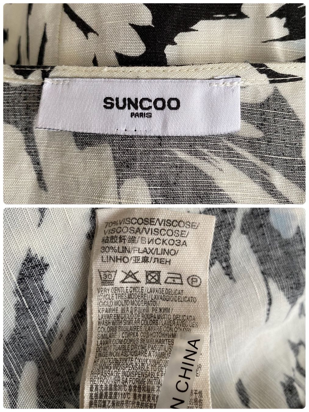 Kleider: Suncoo Paris Kleid aus Viskose/Leinen Gr.S – Gebraucht aus Oberwil BL von Leni-Mischi 3