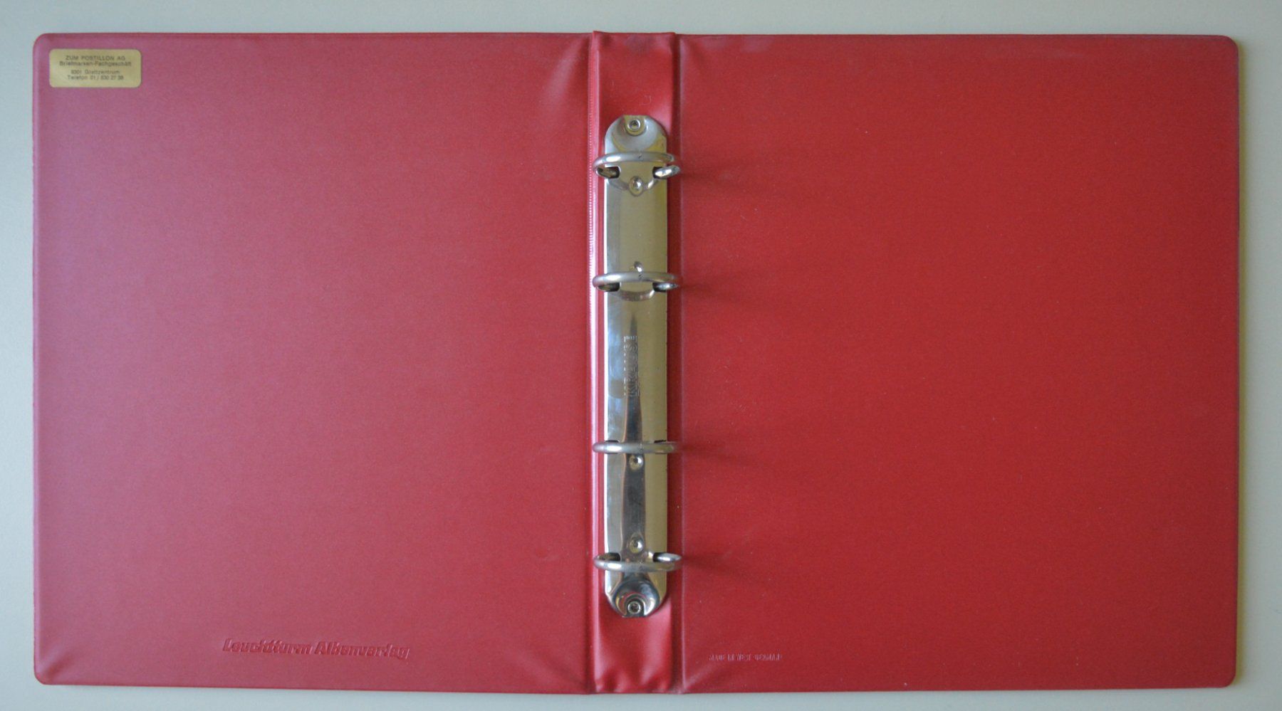 Album: Wattierter Leuchtturm Ringbinder aus Kunstleder – Usato da Niederhasli venduto da Bruredi57 1