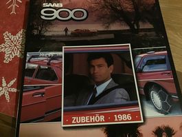 Saab 900 Zubehör 1986 Verkaufsprospekt