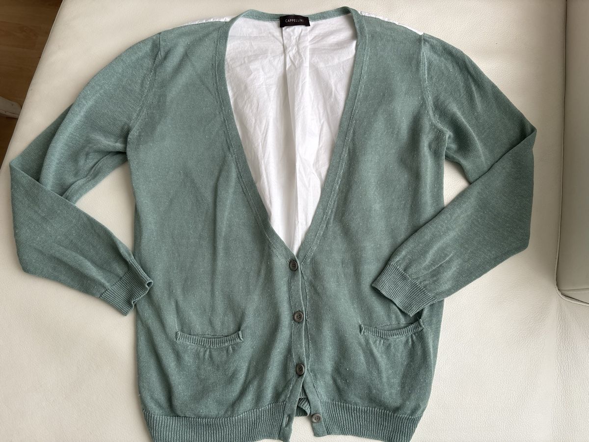 Cappellini Vestes: Strickjacke Cappellini mintgrün – D'occasion à langenthal par rundholz7 4