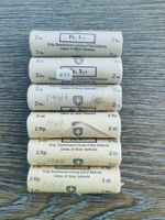 2 Rappen 1969 / 6 Rollen à 50 Stück !!!!!!!!