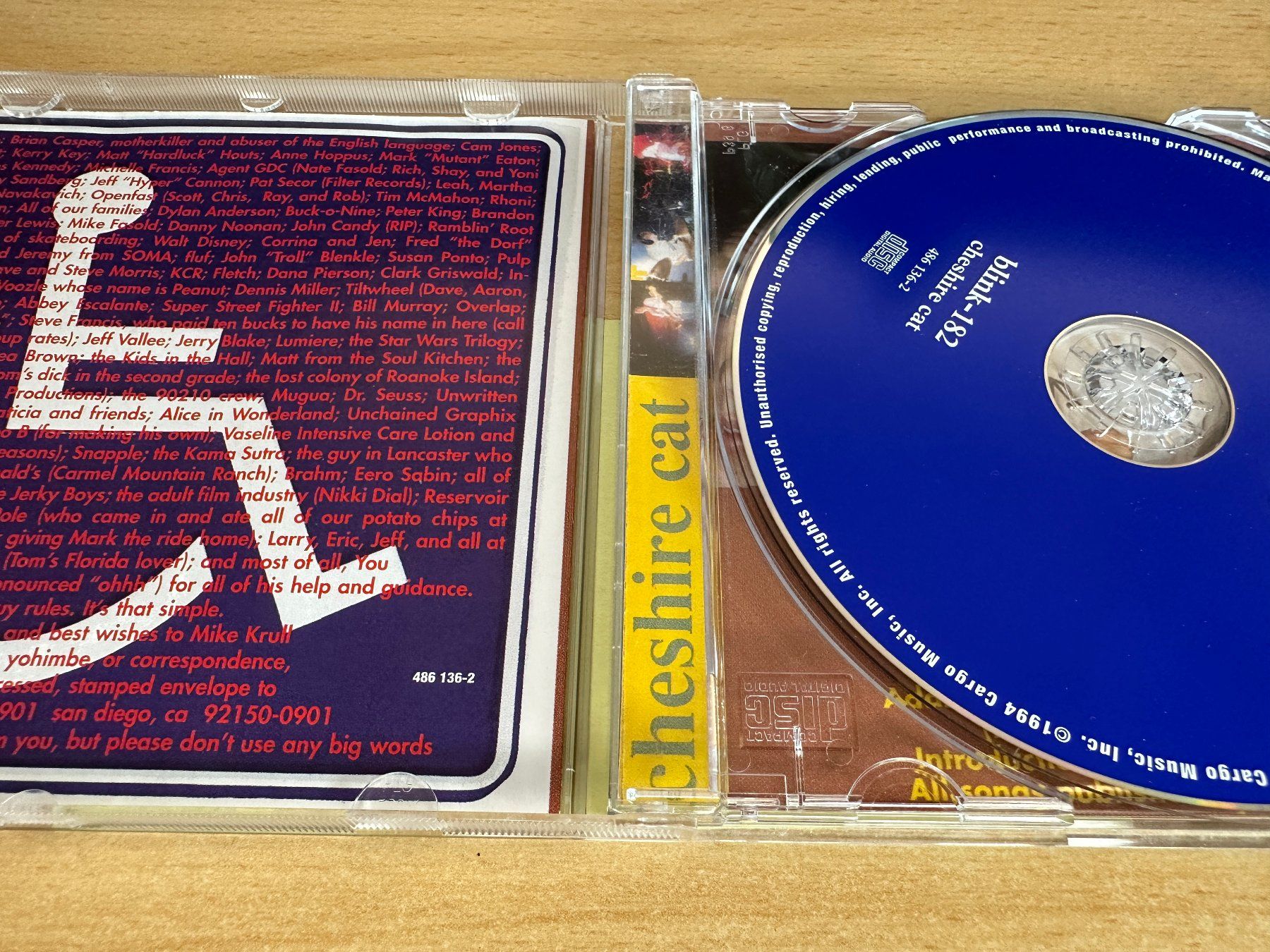 CD: Blink – Cheshire Cat – Usato da Rikon im Tösstal venduto da Alpenmutz 2