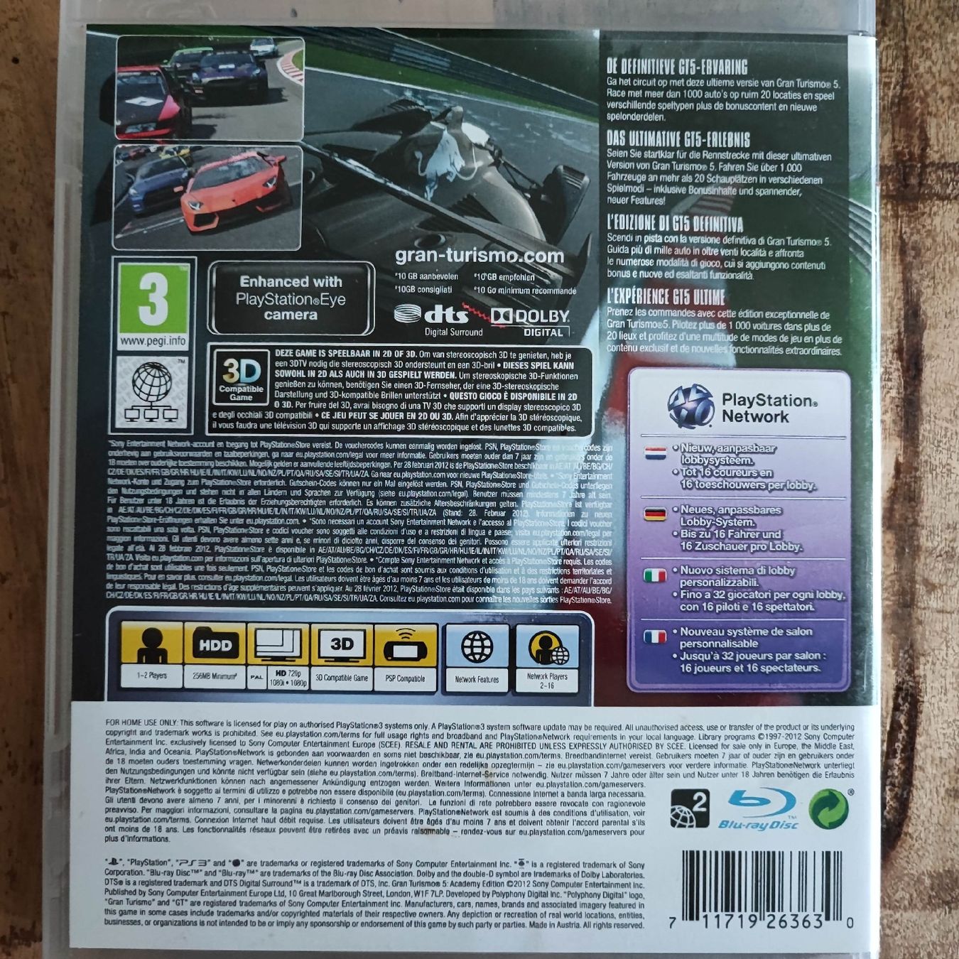 Sony Spiele: Gran Turismo 5 Academy Edition PS3 Game – Gebraucht aus Dübendorf von kb86_MOVIE 1