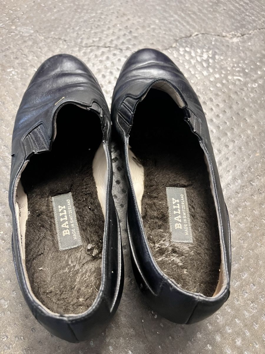 Bally Scarpe da donna: Bally Black Leather Loafers Size 6.5 E - Vintage – Usato da Lausanne venduto da Danash 5
