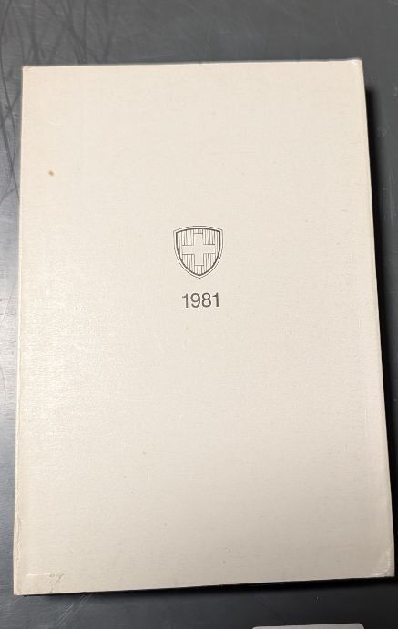 Alle Münzen: CH - Münzsatz 1981 pp – Gebraucht aus Arch von moneyswiss