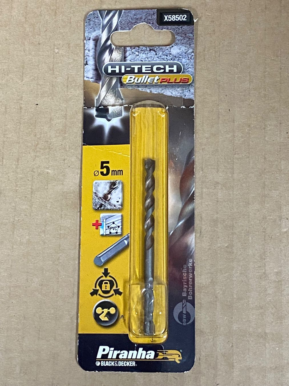 Tutti gli attrezzi: Piranha Black & Decker Hi-Tech Steinbohrer 5mm – Nuovo (secondo la descrizione) da Eschlikon TG venduto da ArtRec