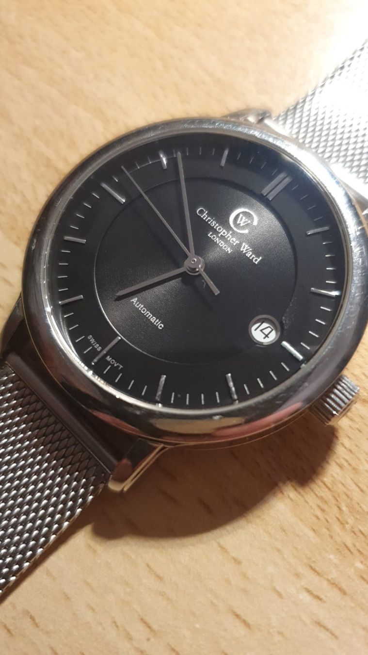 Christopher Ward Orologi: Christopher Ward C5 blackdial, Automatic Uhr, Date, Milanese – Usato da Mauren TG venduto da nochbilligerjakob 6