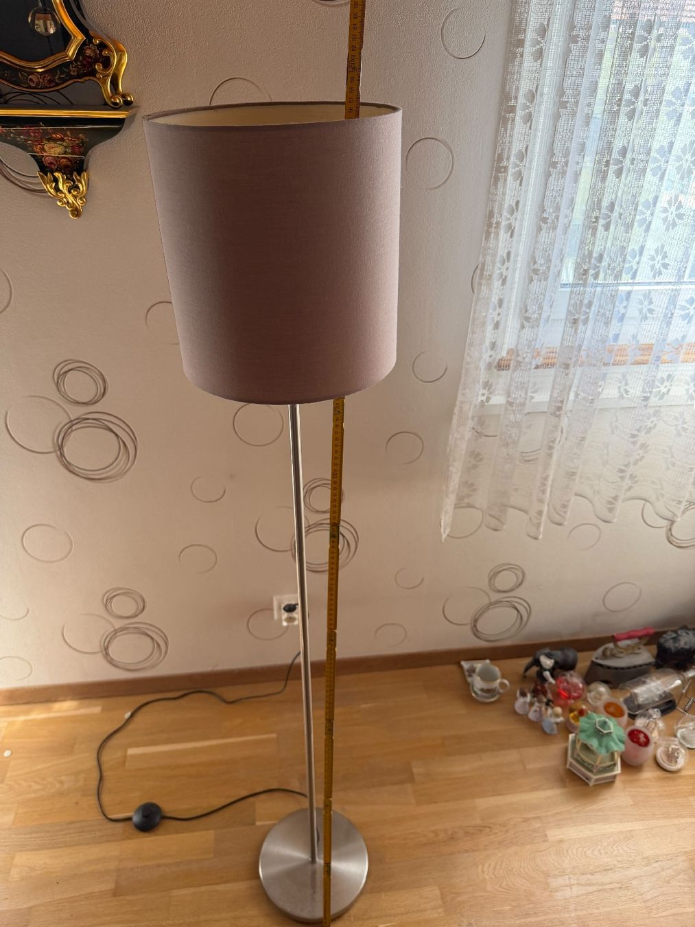 Lampade: Stehlampe mit Stoffschirm 157,5 cm – Usato da Bern venduto da berneroberlaenderin