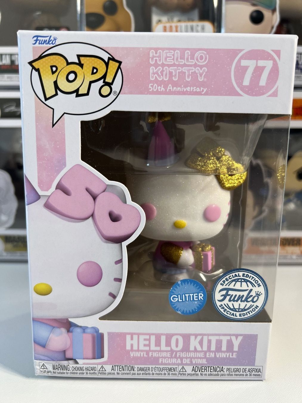Funko Figuren: Funko POP! Hello Kitty 50th Anniversary Diamond Hello Kitty – Neu und originalverpackt aus Le Mouret von perfectbijou