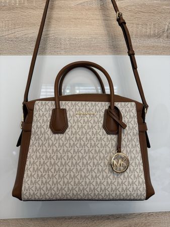 Michael Kors Damen Handtasche Satchel Vanilla Neu