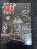 Puzzle 3D Ravensburger Casa stregata con luci LED,